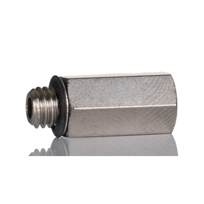 SMC M Series Straight Threaded Adaptor, M5 Male to M5 Male, Threaded Connection Style