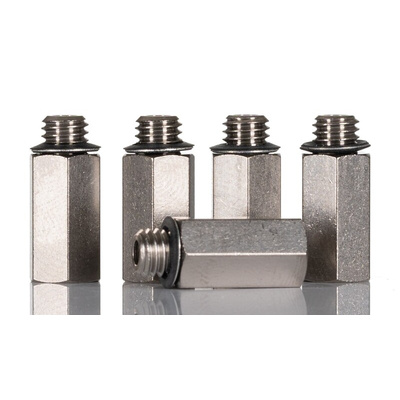 SMC M Series Straight Threaded Adaptor, M5 Male to M5 Male, Threaded Connection Style