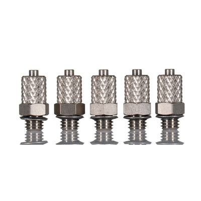 SMC M Series Straight Threaded Adaptor, M5 Male to Push In 4 mm, Threaded-to-Tube Connection Style