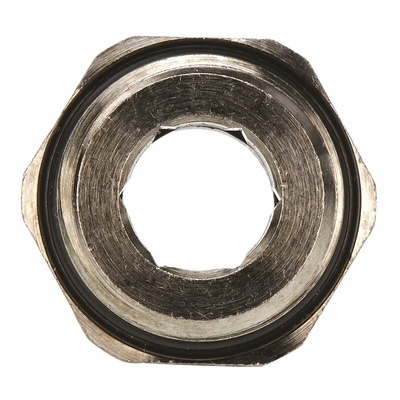 Legris LF3000 Series Straight Threaded Adaptor, G 1/2 Male to Push In 12 mm, Threaded-to-Tube Connection Style