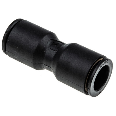 Legris LF3000 Series Straight Tube-to-Tube Adaptor, Push In 12 mm to Push In 12 mm, Tube-to-Tube Connection Style