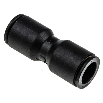 Legris LF3000 Series Straight Tube-to-Tube Adaptor, Push In 12 mm to Push In 12 mm, Tube-to-Tube Connection Style