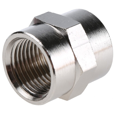 Legris LF3000 Series Straight Threaded Adaptor, G 1/2 Female to G 1/2 Female, Threaded Connection Style