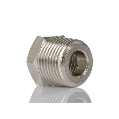 Legris LF3000 Series Straight Threaded Adaptor, R 3/8 Male to G 1/4 Female, Threaded Connection Style