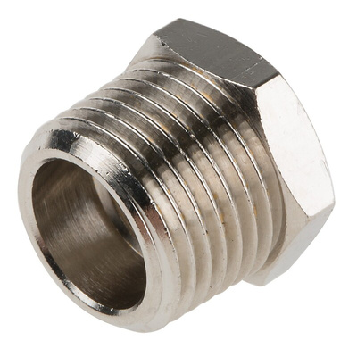 Legris LF3000 Series Straight Threaded Adaptor, R 1/2 Male to G 1/4 Female, Threaded Connection Style