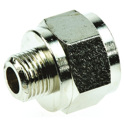 Legris LF3000 Series Straight Threaded Adaptor, G 1/8 Male to G 1/4 Female, Threaded Connection Style