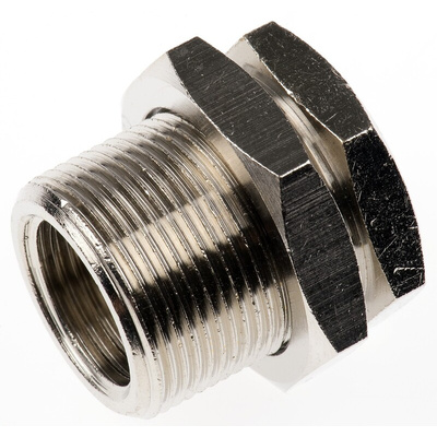 Legris 0920 Series Bulkhead Threaded Adaptor, G 1/2 Female to M28 Female, Threaded Connection Style