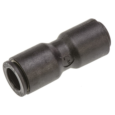 Legris LF3000 Series Straight Tube-to-Tube Adaptor, Push In 6 mm to Push In 8 mm, Tube-to-Tube Connection Style