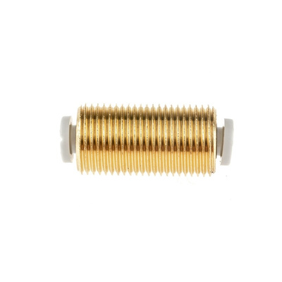 SMC KQ2 Series Bulkhead Tube-to-Tube Adaptor, Push In 4 mm to Push In 4 mm, Tube-to-Tube Connection Style