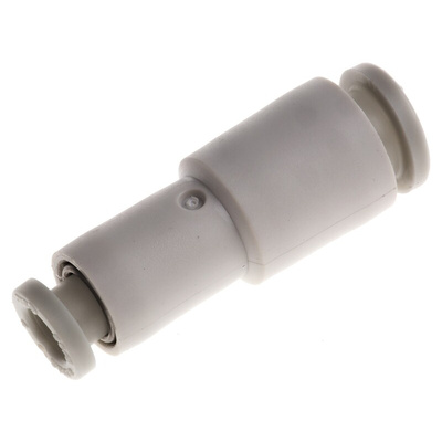 SMC KQ2 Series Straight Tube-to-Tube Adaptor, Push In 4 mm to Push In 6 mm, Tube-to-Tube Connection Style
