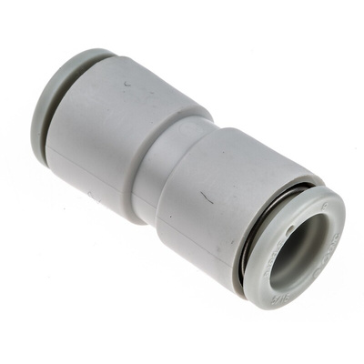 SMC KQ2 Series Straight Tube-to-Tube Adaptor, Push In 8 mm to Push In 8 mm, Tube-to-Tube Connection Style