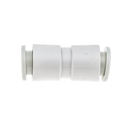 SMC KQ2 Series Straight Tube-to-Tube Adaptor, Push In 8 mm to Push In 8 mm, Tube-to-Tube Connection Style