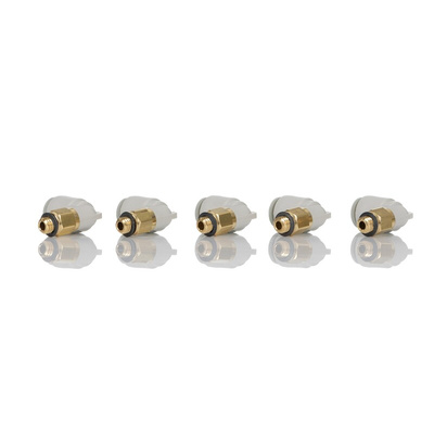 SMC KQ2 Series Elbow Threaded Adaptor, M5 Male to Push In 6 mm, Threaded-to-Tube Connection Style