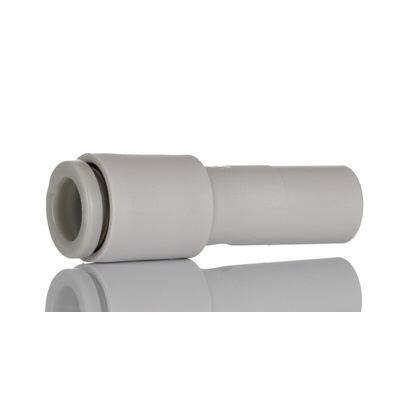 SMC KQ2 Series Straight Tube-to-Tube Adaptor, Push In 4 mm to Push In 6 mm, Tube-to-Tube Connection Style