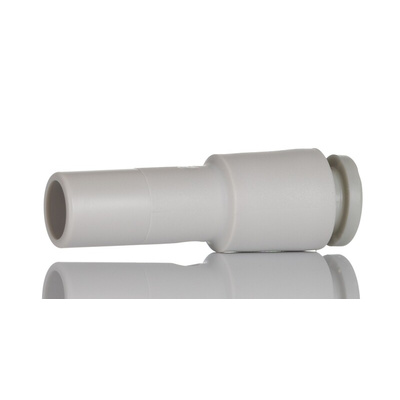 SMC KQ2 Series Straight Tube-to-Tube Adaptor, Push In 6 mm to Push In 8 mm, Tube-to-Tube Connection Style