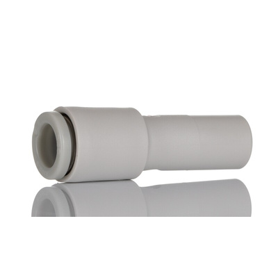 SMC KQ2 Series Straight Tube-to-Tube Adaptor, Push In 6 mm to Push In 8 mm, Tube-to-Tube Connection Style