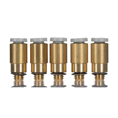 SMC KQ2 Series Straight Threaded Adaptor, M5 Male to Push In 4 mm, Threaded-to-Tube Connection Style