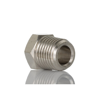 SMC Straight Threaded Adaptor, R 1/4 Male to R 1/8 Female, Threaded Connection Style