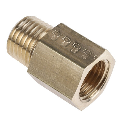 Legris Straight Threaded Adaptor, NPT 1/4 Male to G 1/4 Female, Threaded Connection Style