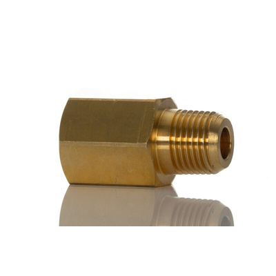 Norgren ENOTS Series Straight Threaded Adaptor, R 1/8 Male to Push In 1/4 in, Threaded-to-Tube Connection Style
