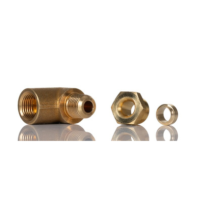 Norgren Enots 36 Series Elbow Threaded Adaptor, R 1/8 Male to Push In 6 mm, Threaded-to-Tube Connection Style