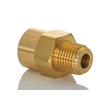 Norgren ENOTS Series Straight Threaded Adaptor, R 1/4 Male to Push In 6 mm, Threaded-to-Tube Connection Style