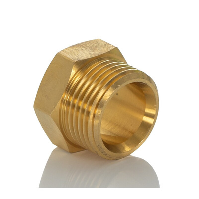 Norgren ENOTS Series Straight Threaded Adaptor, R 1/4 Male to Push In 6 mm, Threaded-to-Tube Connection Style
