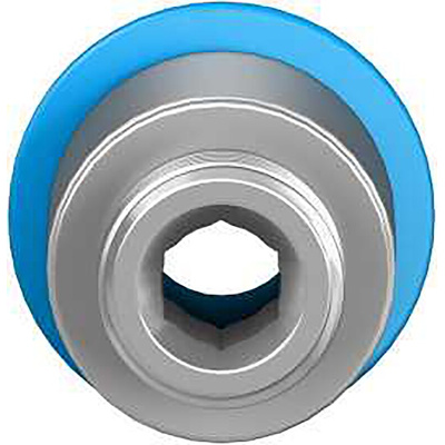 Festo QS Series Straight Threaded Adaptor, M5 Male to Push In 4 mm, Threaded-to-Tube Connection Style, 153315