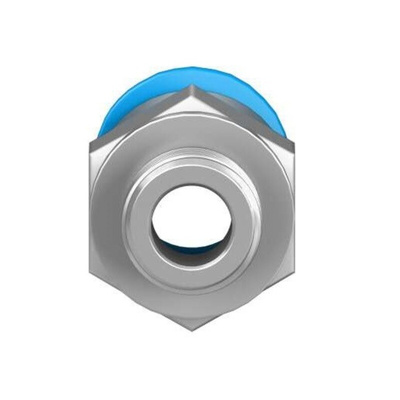 Festo QS Series Straight Threaded Adaptor, M6 Male to Push In 6 mm, Threaded-to-Tube Connection Style, 132600