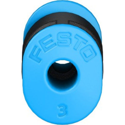Festo QSM Series Reducer Nipple, Push In 4 mm to Push In 3 mm, Tube-to-Tube Connection Style, 153326
