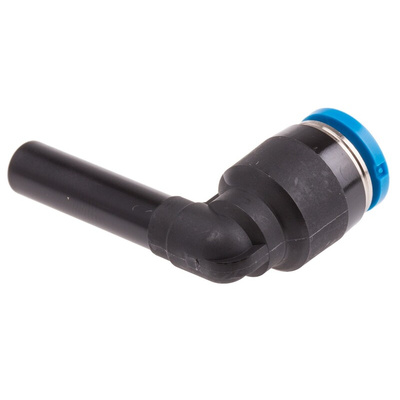 Festo QSL Series Elbow Tube-toTube Adaptor, Push In 6 mm to Push In 6 mm, Tube-to-Tube Connection Style, 153057