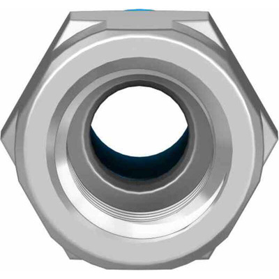 Festo QS Series Straight Threaded Adaptor, G 1/4 Female to Push In 8 mm, Threaded-to-Tube Connection Style, 153026
