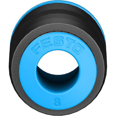 Festo QS Series Reducer Nipple, Push In 10 mm to Push In 8 mm, Tube-to-Tube Connection Style, 153039