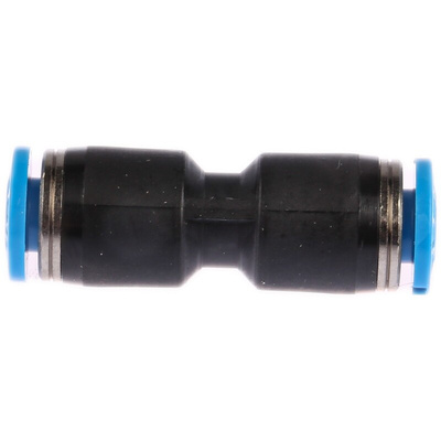 Festo QS Series Straight Tube-to-Tube Adaptor, Push In 4 mm to Push In 4 mm, Tube-to-Tube Connection Style, 153031