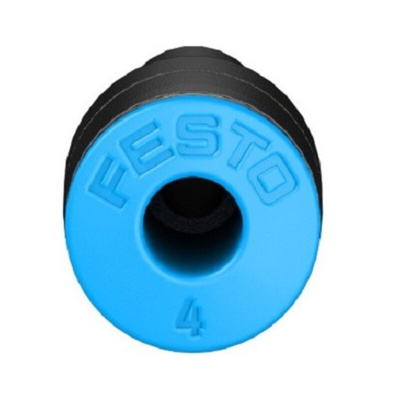 Festo QS Series Reducer Nipple, Push In 6 mm to Push In 4 mm, Tube-to-Tube Connection Style, 153041