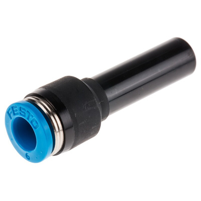 Festo QS Series Reducer Nipple, Push In 8 mm to Push In 6 mm, Tube-to-Tube Connection Style, 153042