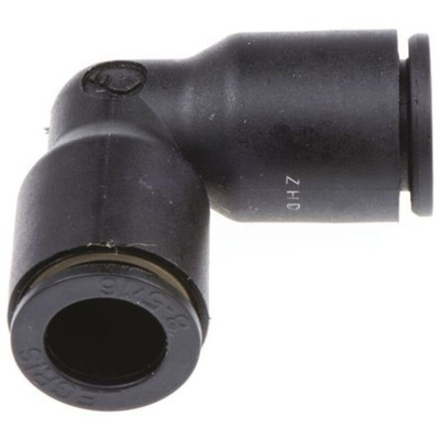 Legris LF3000 Series Elbow Tube-toTube Adaptor, Push In 16 mm to Push In 16 mm, Tube-to-Tube Connection Style