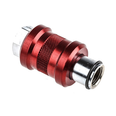 Legris LF3000 Series Straight Threaded Adaptor, G 1/4 Female to G 1/4 Female, Threaded Connection Style