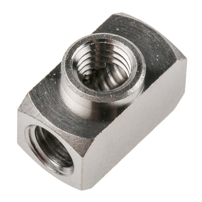 SMC M Series Tee Threaded Adaptor, M5 Female to M5 Female