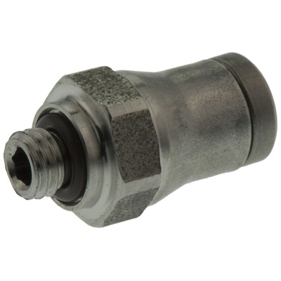 Legris LF3800 Series Straight Threaded Adaptor, M5 Male to Push In 4 mm, Threaded-to-Tube Connection Style