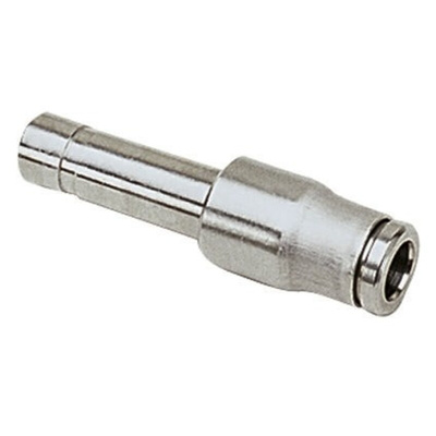 Legris LF3800 Series Straight Tube-to-Tube Adaptor, Push In 6 mm to Push In 8 mm, Tube-to-Tube Connection Style