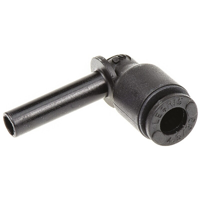 Legris LF3000 Series Elbow Tube-toTube Adaptor, Push In 4 mm to Push In 4 mm, Tube-to-Tube Connection Style
