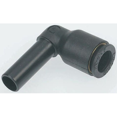 Legris LF3000 Series Elbow Tube-toTube Adaptor, Push In 12 mm to Push In 10 mm, Tube-to-Tube Connection Style