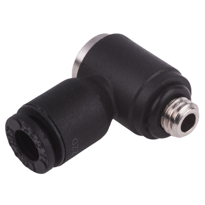 Legris Elbow Threaded Adaptor, G 1/8 Male to Push In 4 mm