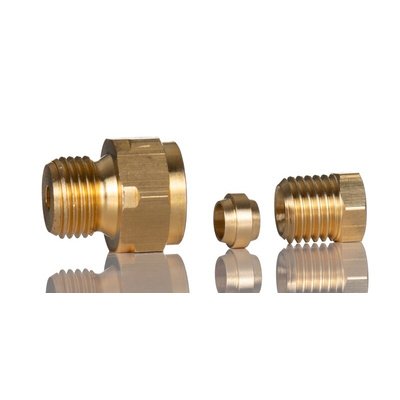 Norgren ENOTS Series Straight Threaded Adaptor, Push In 4 mm to G 1/8 Male, Threaded-to-Tube Connection Style
