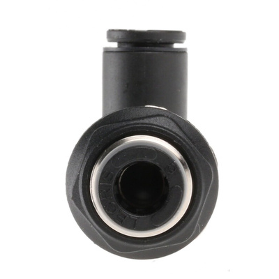 Legris LF3000 Series Bulkhead Tube-to-Tube Adaptor, Push In 6 mm to Push In 6 mm, Tube-to-Tube Connection Style