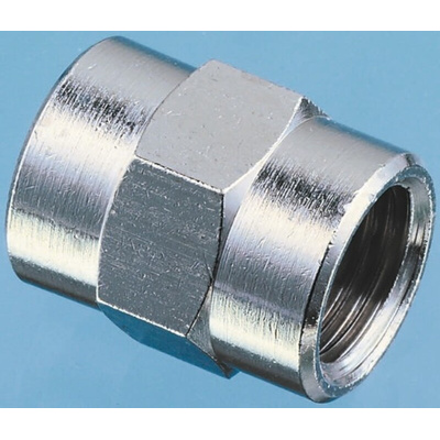 Legris LF3000 Series Straight Threaded Adaptor, G 1/8 Female to G 3/8 Female, Threaded Connection Style