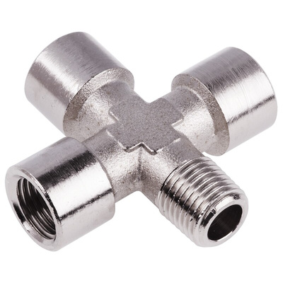 Legris Cross Threaded Adaptor, R 1/4 Male to G 1/4 Female, Threaded Connection Style