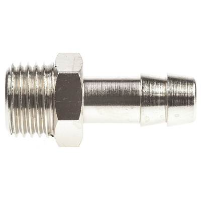 Legris LF3000 Series Straight Threaded Adaptor, G 1/4 Male to Push In 8 mm, Threaded-to-Tube Connection Style