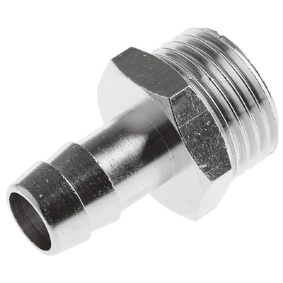 Legris LF3000 Series Straight Threaded Adaptor, G 1/2 Male to Push In 10 mm, Threaded-to-Tube Connection Style